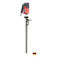 Flux Drum Pump, Stainless Steel, 47" Long, Motor, 120V, 60Hz, 1ph, 500 Watts Power 24-ZORO0222